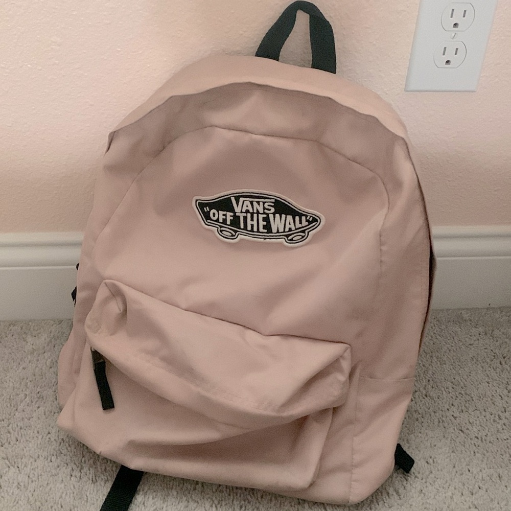 Vans Backpack Light Pink With Laptop Pocket